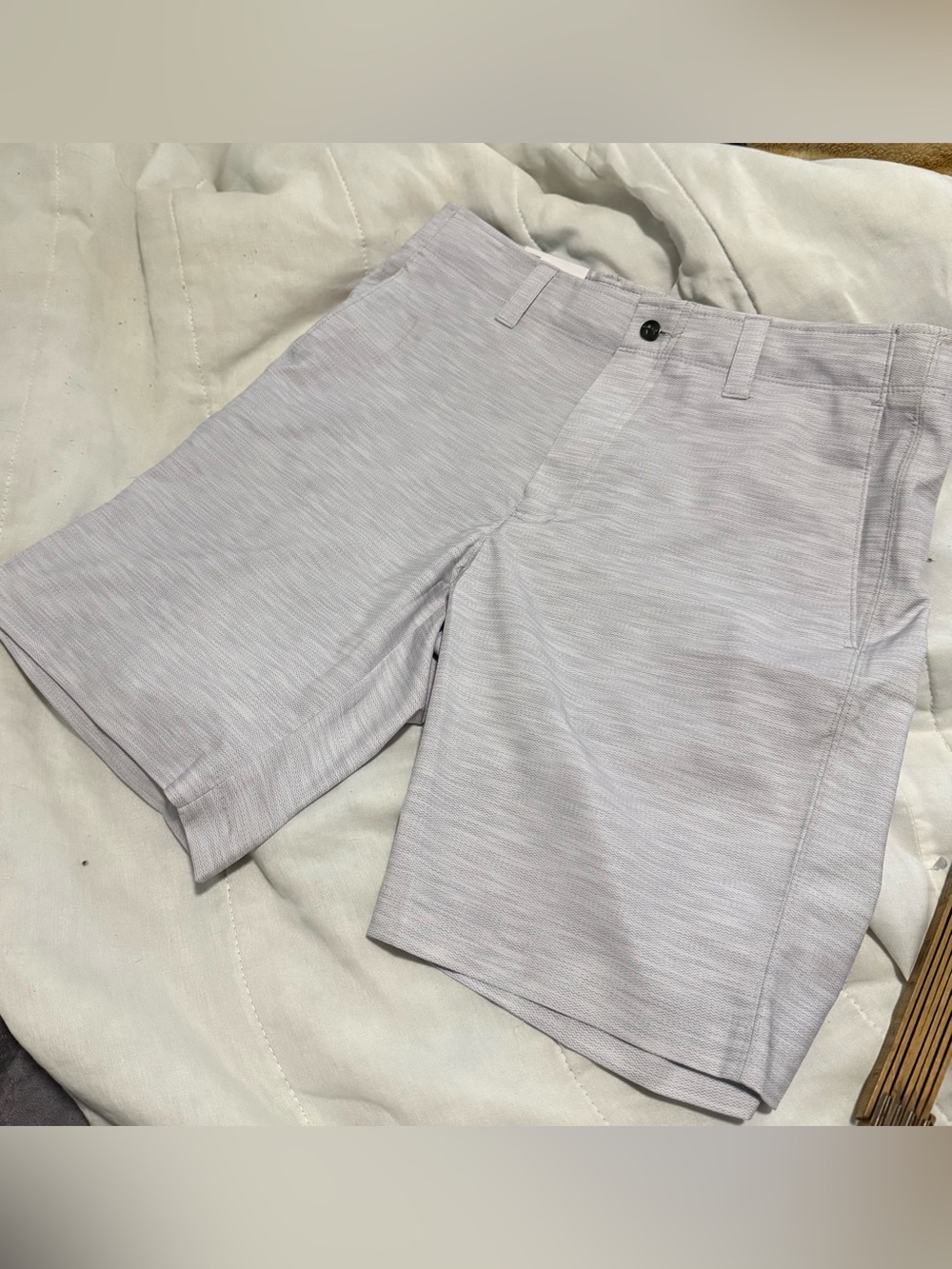 Callaway Men's Heathered Light Gray Performance Shorts